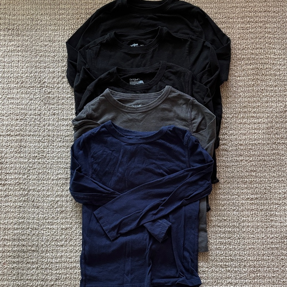 Bundle of five long sleeve kids tee-shirts - Picture 1 of 3